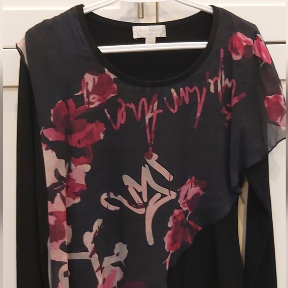 Boo Radley silk and jersey tunic - Picture 5 of 8